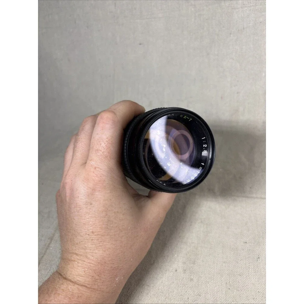 Lenmar Rx-7 1:2.8 55mm Camera Lens Poor Condition Parts Or Repair Only